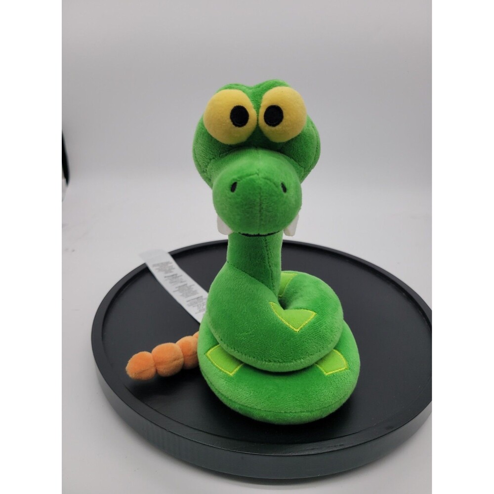 Disney Parks Green Rattle Snake Game Prize Pixar Pier Toy Story Midway Plush 9”